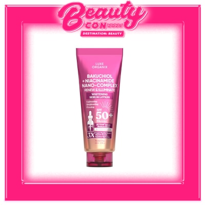 LUXE ORGANIX Luxe Organix Bakuchiol + Niacinamide Nano-Complex Serum Lotion SPF 50 200ml