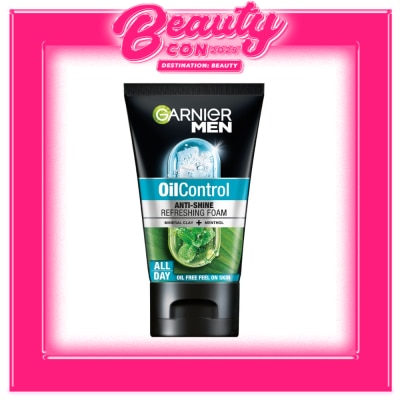 GARNIER GARNIER Men OilControl Anti-Shine Cooling Foam Cleanser 100ml
