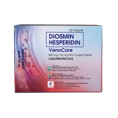 VENOCARE VENOCARE Diosmin Hesperidin 450mg/50ml Film-Coated Tablet [PRESCRIPTION REQUIRED]