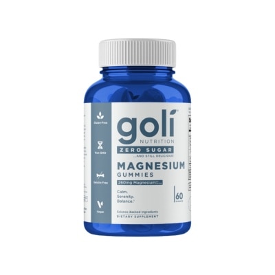 GOLI GOLI Magnesium Zero Sugar 60 gummies