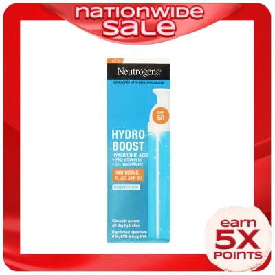 NEUTROGENA NEUTROGENA Hydro Boost Hydrating Fluid SPF50 50ml