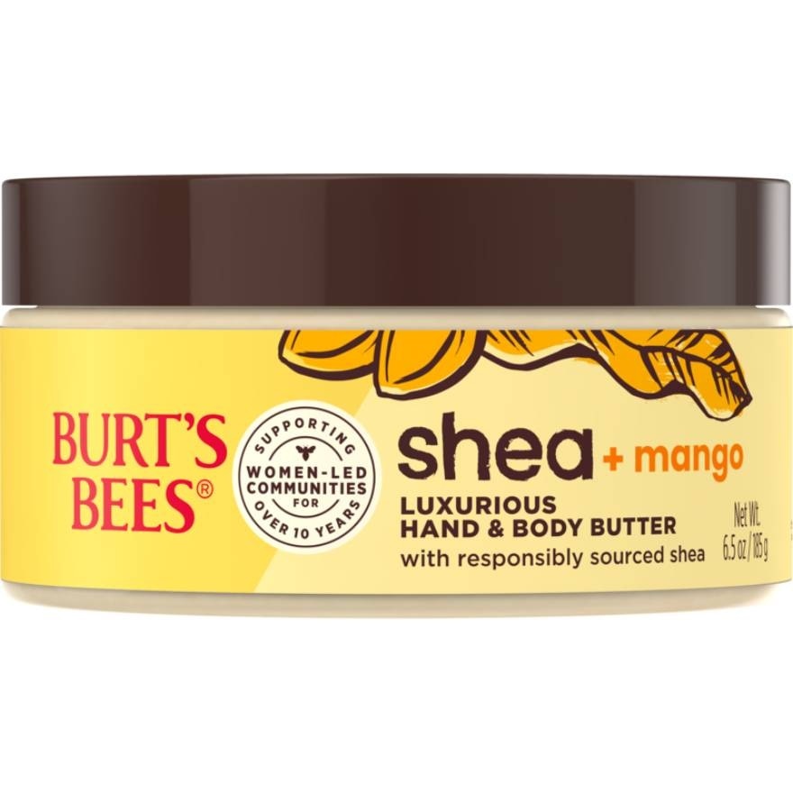 BURTS BEES Shea Mango Hand Body Cream 185g