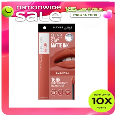 MAYBELLINE - MAYBELLINE Superstay Matte Ink Amazonian 5ml