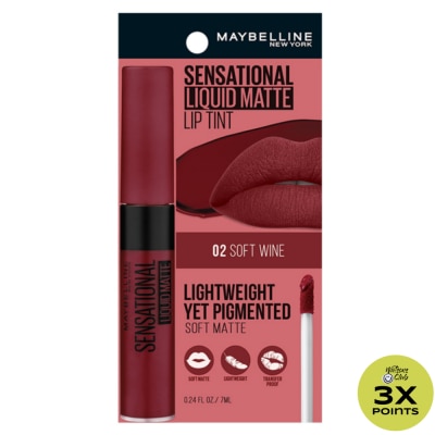 MAYBELLINE MAYBELLINE BOM Sensational Liquid Matte Lipstick 02 Soft Wine 7ml