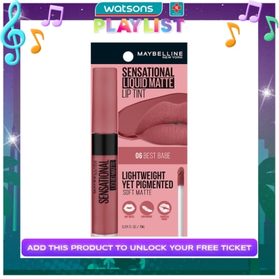 MAYBELLINE MAYBELLINE Sensational Liquid Matte Liptint 06 Best Babe