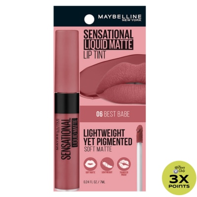 MAYBELLINE MAYBELLINE Sensational Liquid Matte Liptint 06 Best Babe