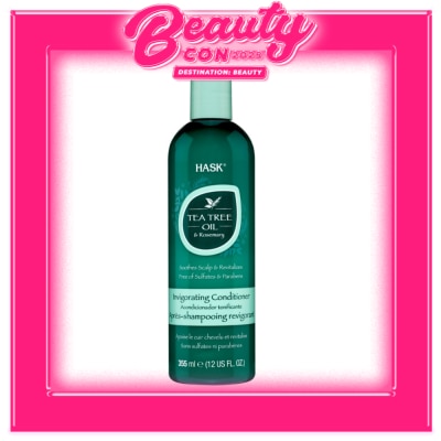 HASK HASK Tea Tree Oil And Rosemary Invigorating Conditioner 355ml