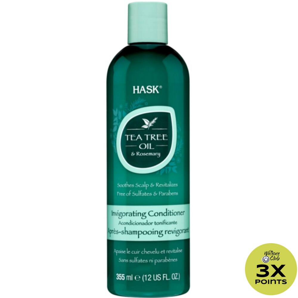 HASK Tea Tree Oil And Rosemary Invigorating Conditioner 355ml