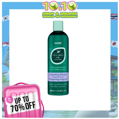 HASK HASK Tea Tree Oil And Rosemary invigorating Shampoo 355ml