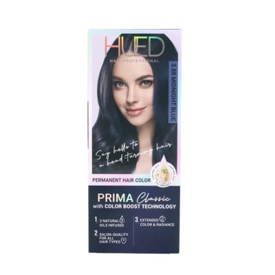 HUED HUED Prima Classic Permanent Hair Color Upgraded Formula - 3.88 Midnight Blue