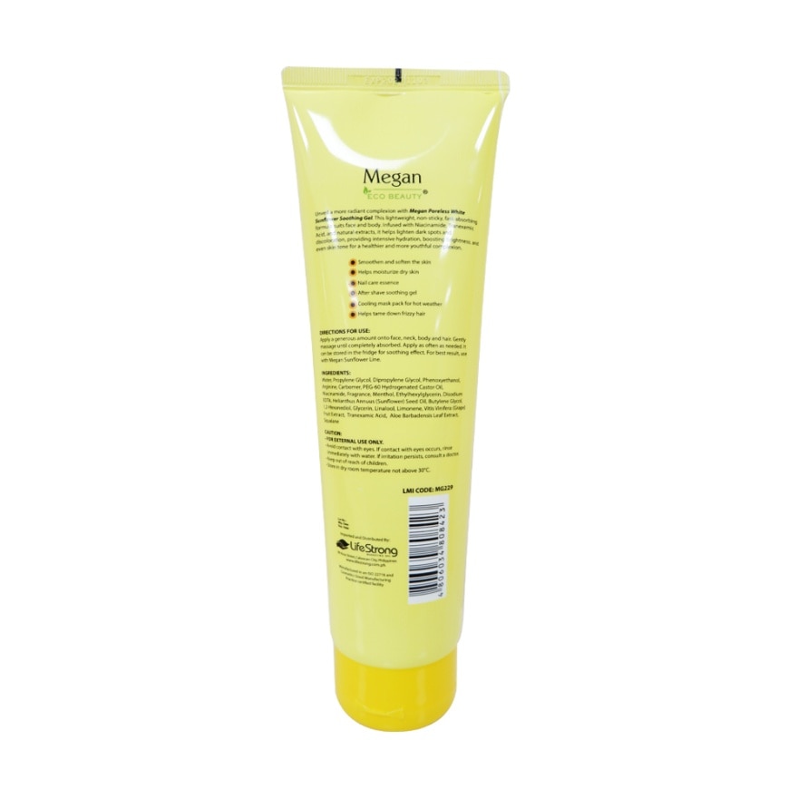 MEGAN Poreless White Sunflower Soothing Gel 50ml