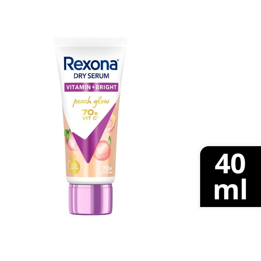 REXONA Dry Serum Vitamin + Bright Peach Glow 40ml