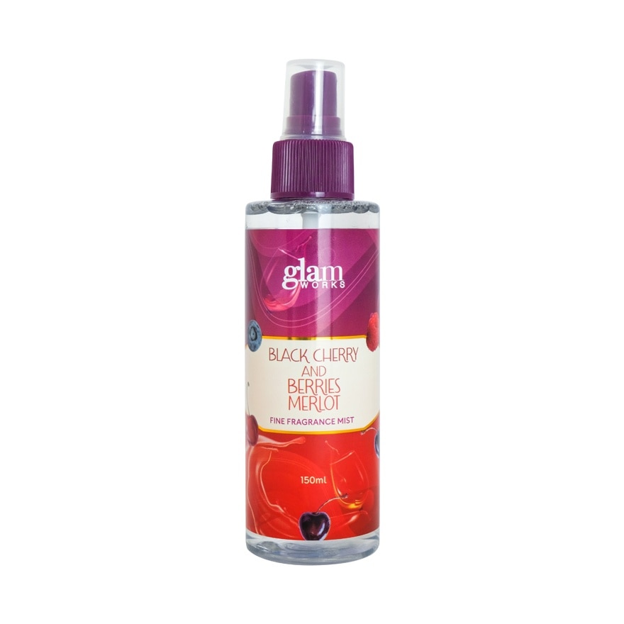 GLAMWORKS Black Cherry And Berries Merlot Fine Fragrance Mist 150ml
