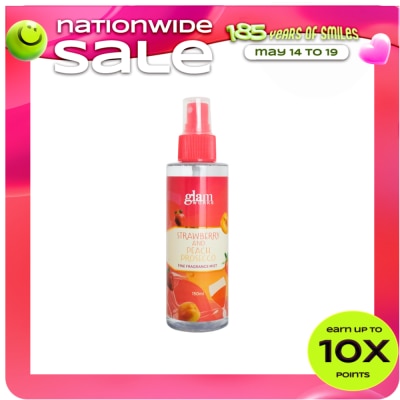 GLAMWORKS - GLAMWORKS Strawberry and Peach Prosecco Fine Fragrance Mist 150ml