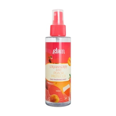 GLAMWORKS GLAMWORKS Strawberry and Peach Prosecco Fine Fragrance Mist 150ml