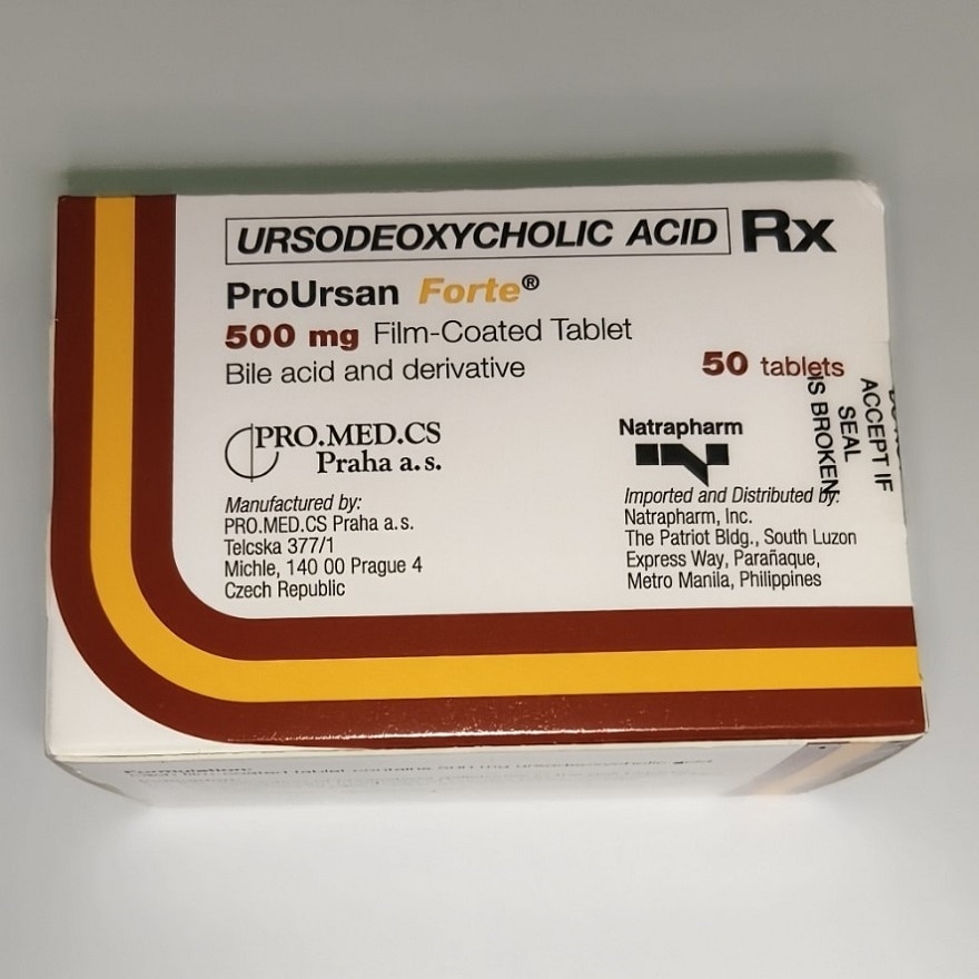 PROURSAN Ursodeoxycholic Acid Forte 500mg Film-Coated Tablet Sold Per Piece [PRESCRIPTION REQUIRED]