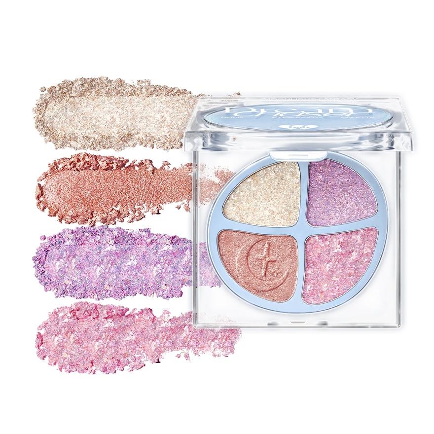 BARENBLISS Dream Chaser Quad Eyeshadow Palette - 06 Moonlight Fantasy 4.5g