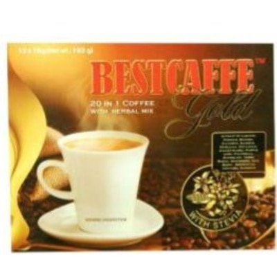 BEST CAFFE BEST CAFFE Gold 20 In 1 Coffee with Herbal Mix 12 x 16g