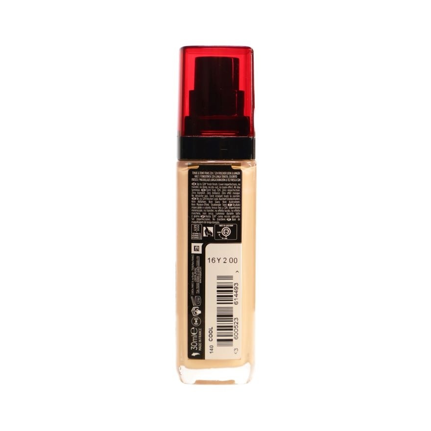 LOREAL Fresh Wear Matte Liquid Foundation SPF25 98ml - 120 Vanille Dore