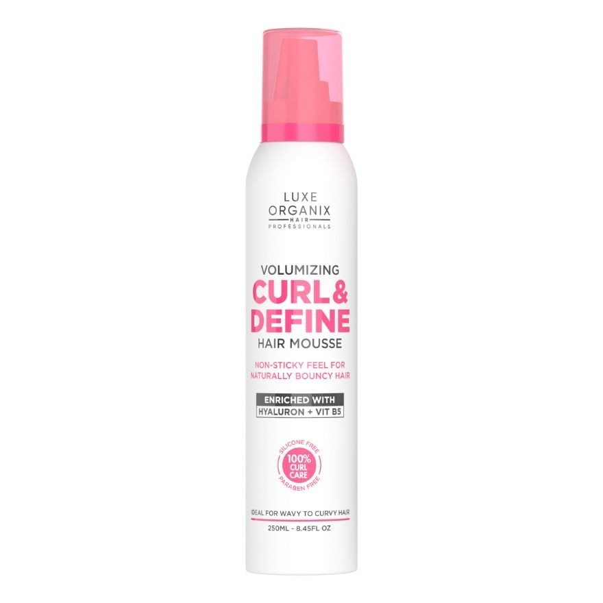 LUXE ORGANIX Curl and Define Volumizing Hair Mousse 250ml