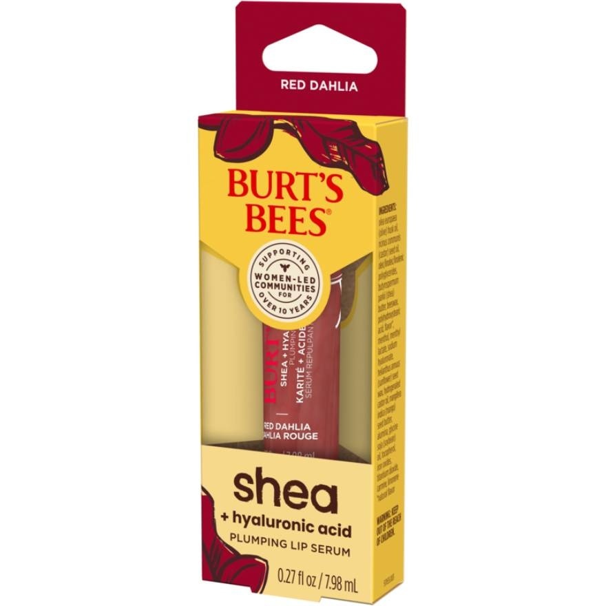 BURTS BEES Shea Lip Plumping Serum Red Dahlia 7ml