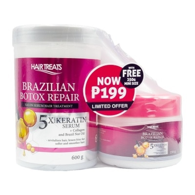 HAIR TREATS HAIR TREATS Brazilian Botox Repair Salon Serum Hair Treatment 600g + 250g Bundle