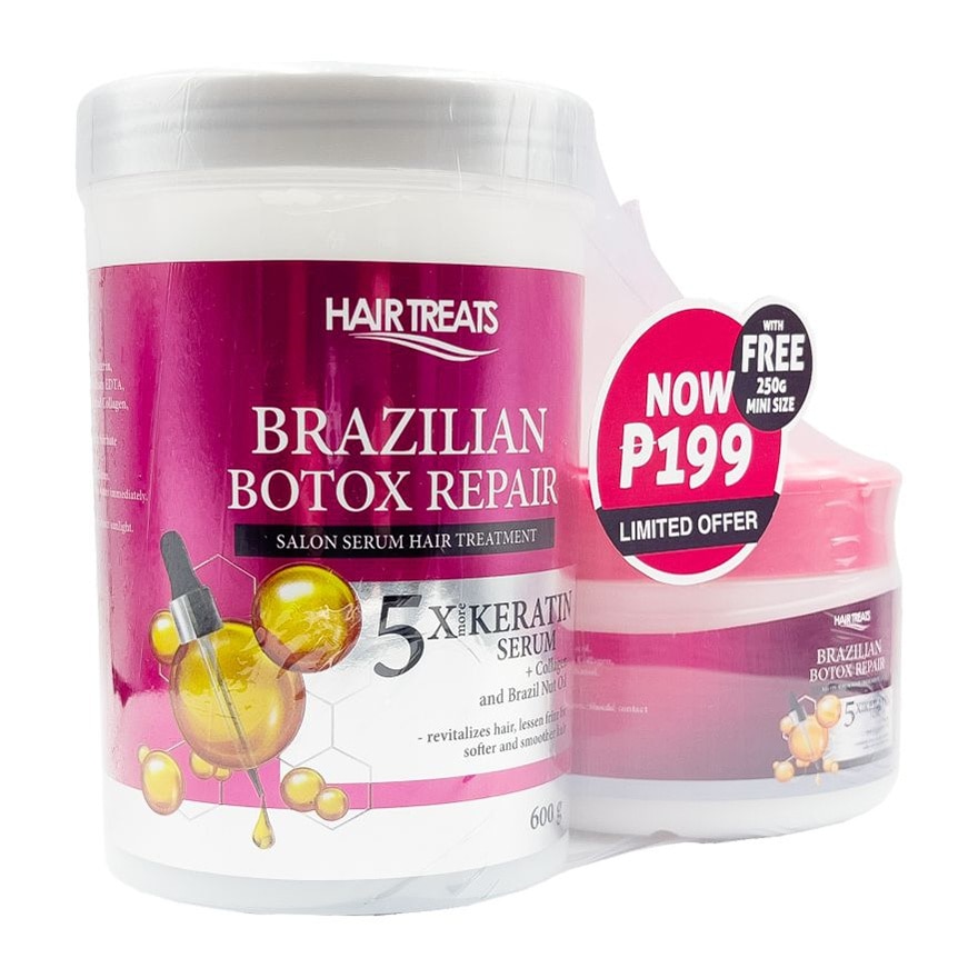 HAIR TREATS Brazilian Botox Repair Salon Serum Hair Treatment 600g + 250g Bundle