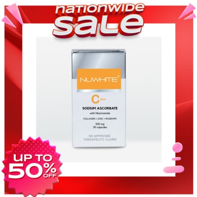 NUWHITE NUWHITE Vitamin C plus Sodium Ascorbate with Niacinamide 500mg 30 capsules