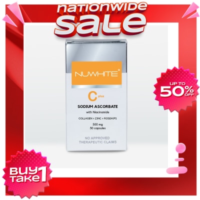 NUWHITE NUWHITE Vitamin C plus Sodium Ascorbate with Niacinamide 500mg 30 capsules