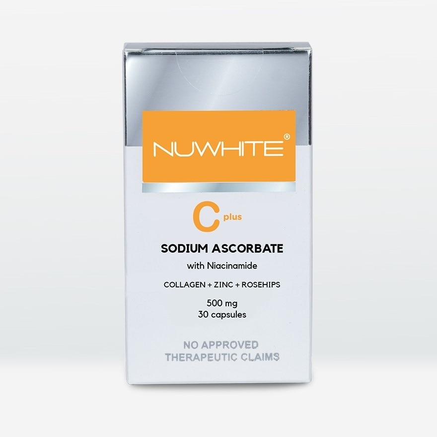 NUWHITE Vitamin C plus Sodium Ascorbate with Niacinamide 500mg 30 capsules