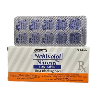 NITROXEL NITROXEL Nevibolol 5mg Tablet 30s [PRESCRIPTION REQUIRED]