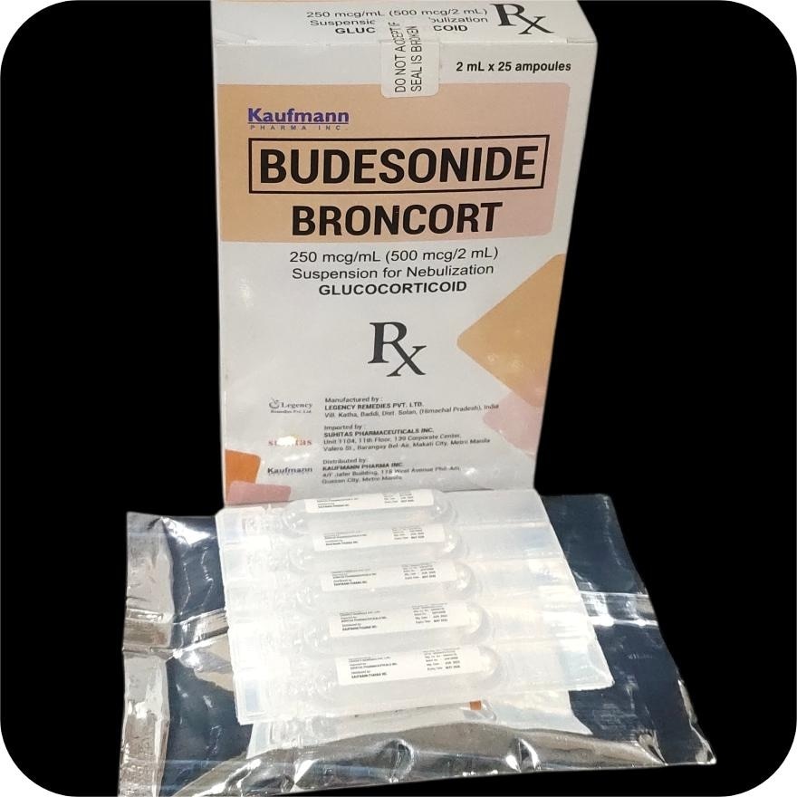 BRONCORT Budesonide 250mcg/ml 2ml x 25 ampoules [PRESCRIPTION REQUIRED]