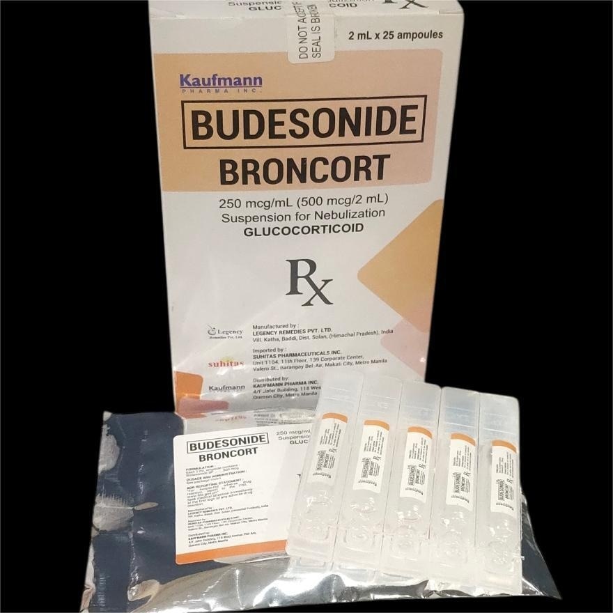 BRONCORT Budesonide 250mcg/ml 2ml x 25 ampoules [PRESCRIPTION REQUIRED]