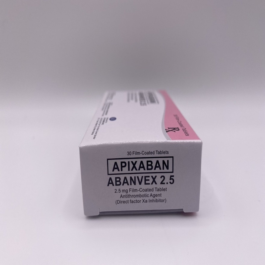 ABANVEX Apixaban 2.5mg Film-Coated Tablet (Sold Per Piece) [PRESCRIPTION REQUIRED]
