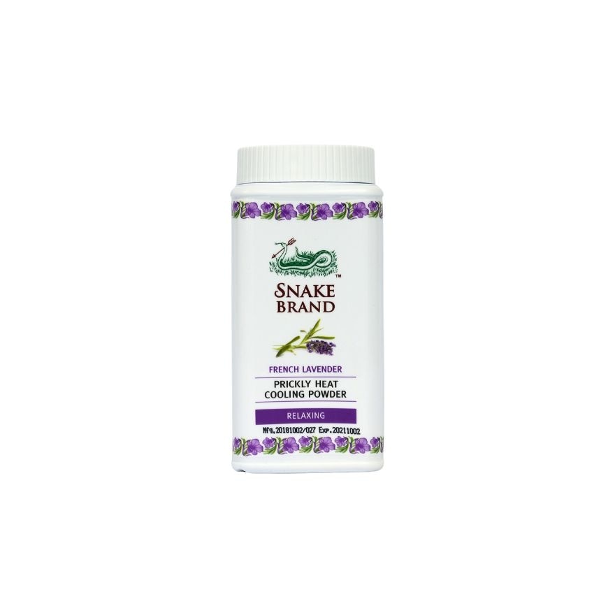 SNAKE BRAND Prickly Heat Cooling Powder Relaxing 50g