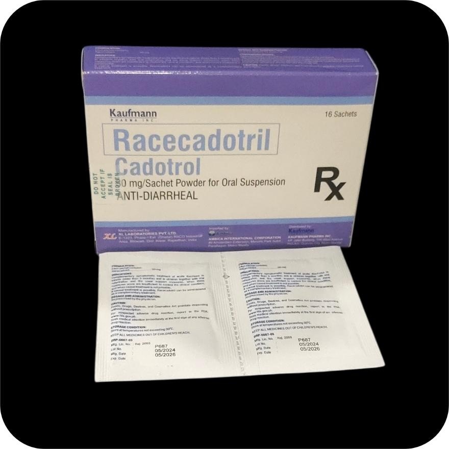 CADOTROL Racecadotril 30mg/ Sachet Powder for Oral Suspension Anti-Diarrheals (Sold Per Piece) [PRESCRIPTION REQUIRED]