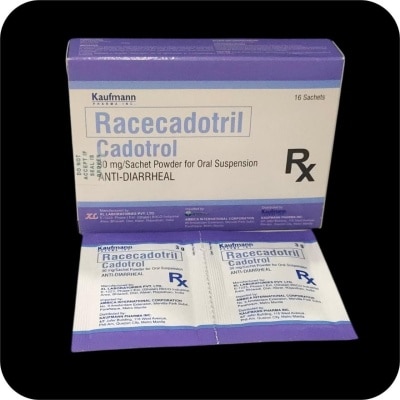 CADOTROL CADOTROL Racecadotril 30mg/ Sachet Powder for Oral Suspension Anti-Diarrheals (Sold Per Piece) [PRESCRIPTION REQUIRED]