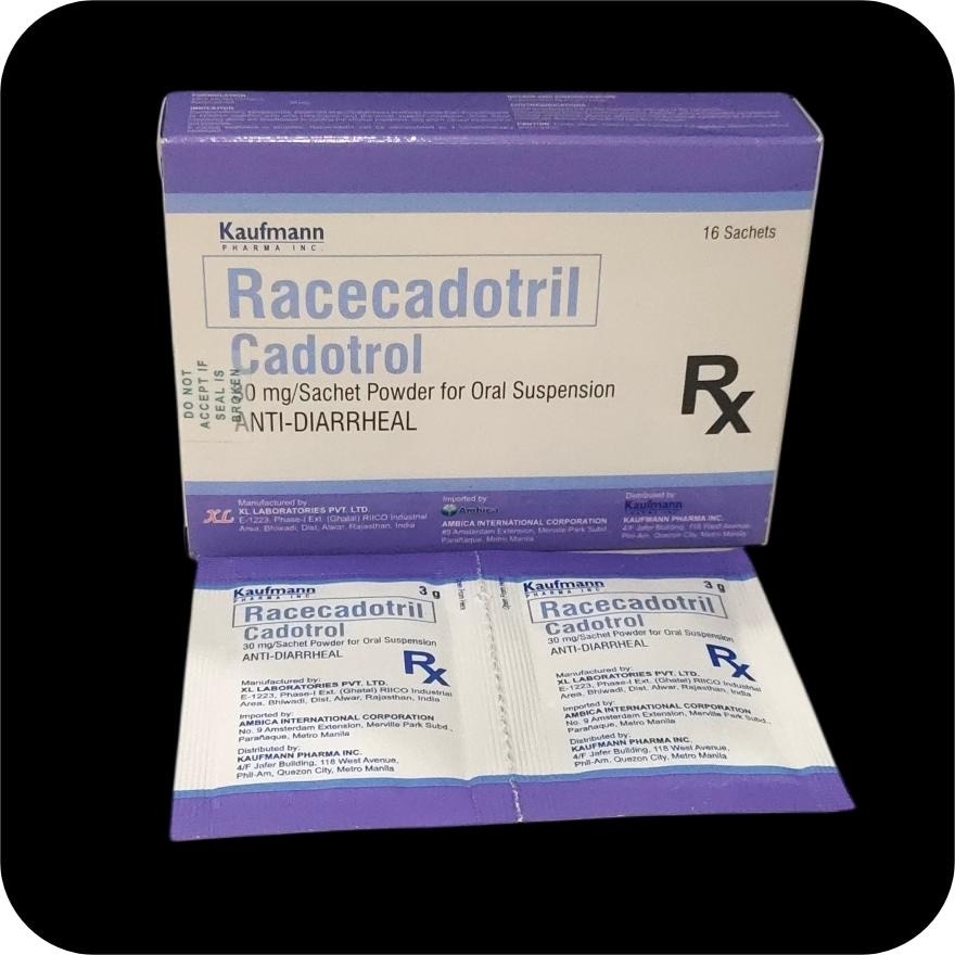 CADOTROL Racecadotril 30mg/ Sachet Powder for Oral Suspension Anti-Diarrheals (Sold Per Piece) [PRESCRIPTION REQUIRED]