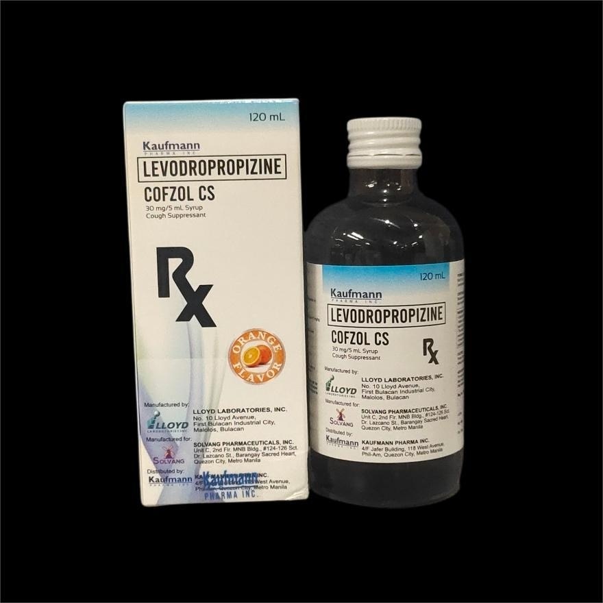 COFZOL CS Levodropropizine Cough Suppressant 30mg/5ml Syrup [PRESCRIPTION REQUIRED]