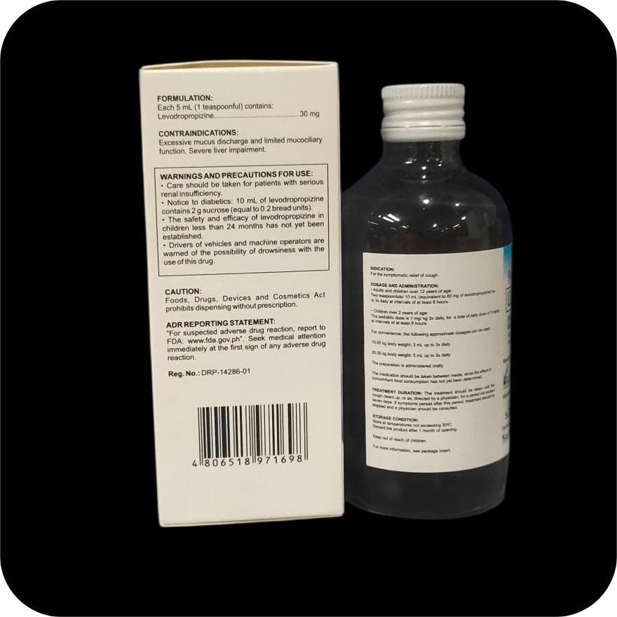 COFZOL CS Levodropropizine Cough Suppressant 30mg/5ml Syrup [PRESCRIPTION REQUIRED]