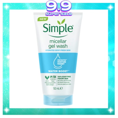 SIMPLE SIMPLE Micellar Gel Wash Water Boost 150ml