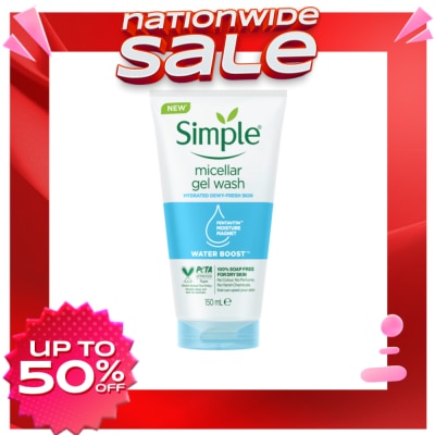 SIMPLE SIMPLE Micellar Gel Wash Water Boost 150ml