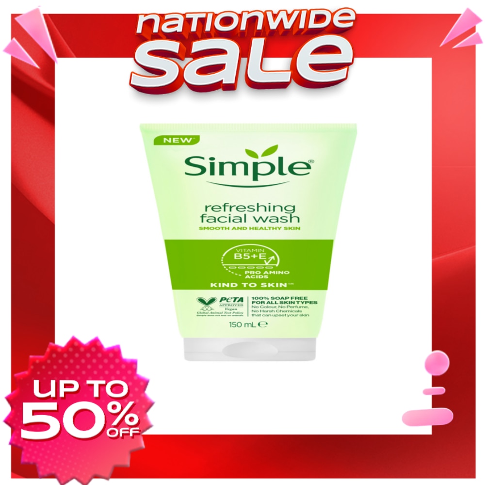 SIMPLE Refreshing Facial Wash 150ml