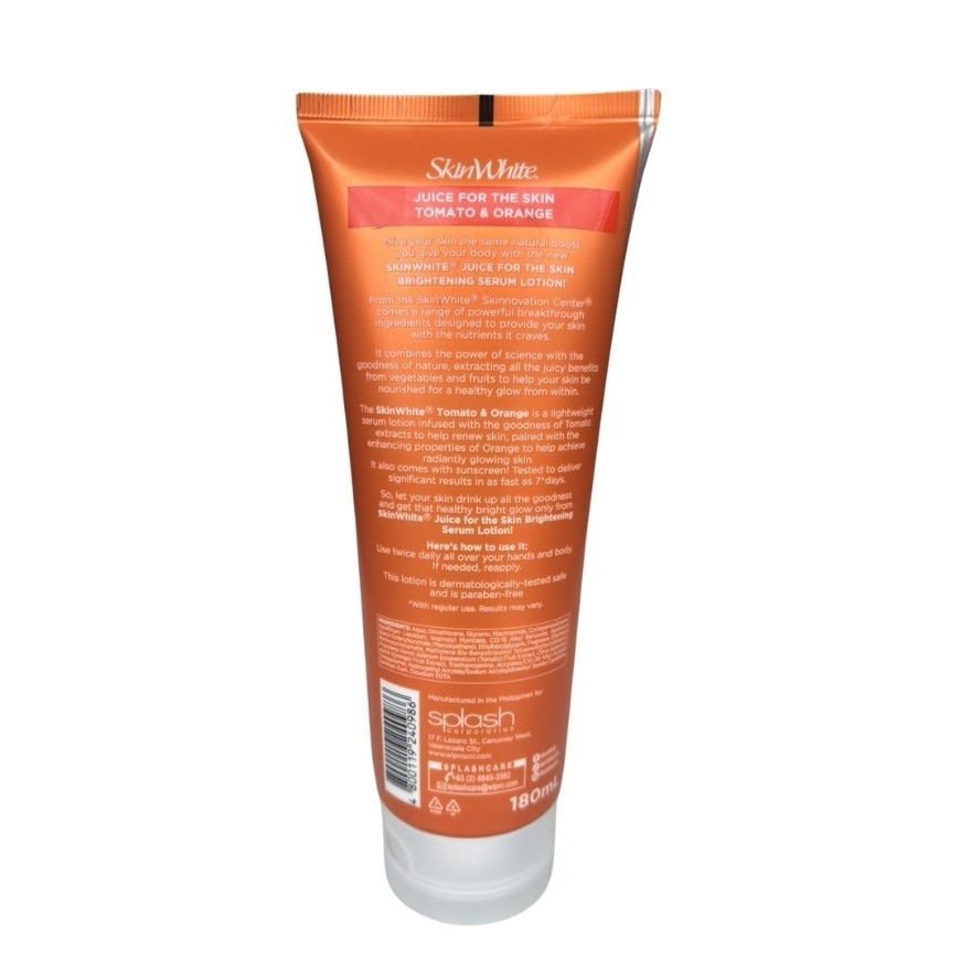 SKINWHITE Brightening Serum Lotion Tomato And Orange 180ml