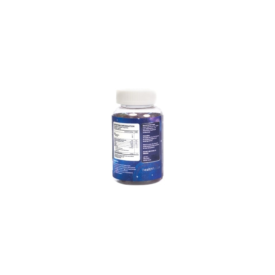 HEALTH FUSION Melatonin With 5-HTP Gummy Food Supplement 60's