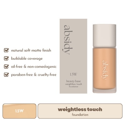 ABSIDY - ABSIDY Beauty Base Weightless Touch Foundation 1.5W 30ml