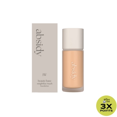 ABSIDY ABSIDY Beauty Base Weightless Touch Foundation 1W 30ml