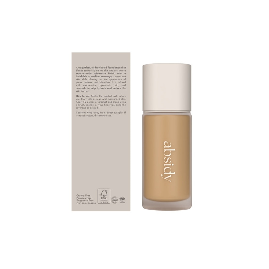 ABSIDY Beauty Base Weightless Touch Foundation 1.5NW 30ml