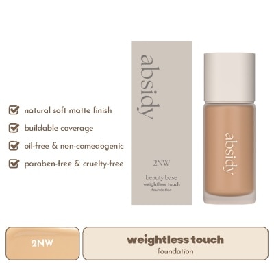 ABSIDY - ABSIDY Beauty Base Weightless Touch Foundation 2NW 30ml