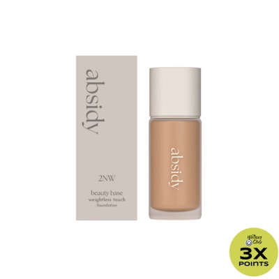 ABSIDY ABSIDY Beauty Base Weightless Touch Foundation 2NW 30ml
